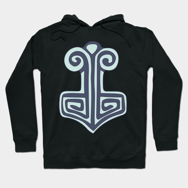 Ivar the Boneless - Norse Symbol - Germanic Folklore Hoodie by DeWinnes